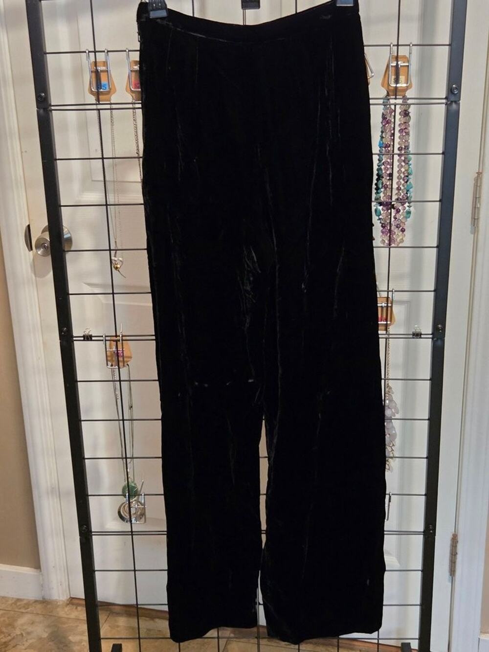 Laura Ashley Black Velvet Pants